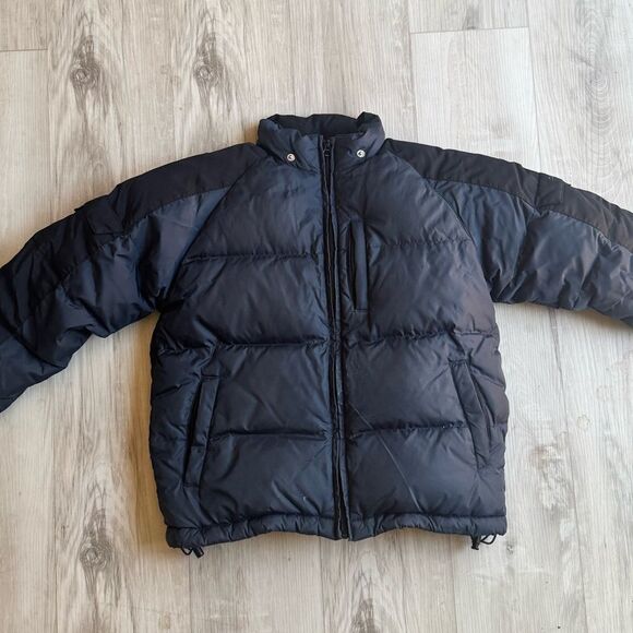 Old Navy Kids Navy Blue Puffer Jacket Size M 8 - Picture 1 of 4